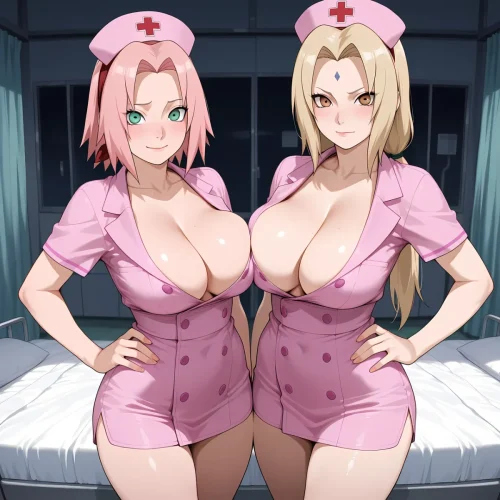 hentai sakura tsunade naruto nurse