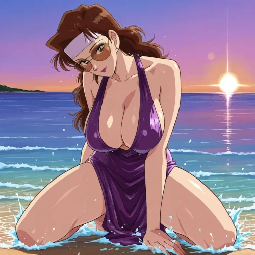 hentai milf beach