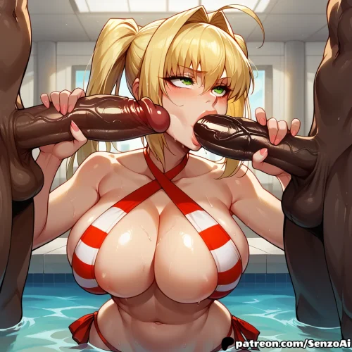 hentai bbc group sex blowjob